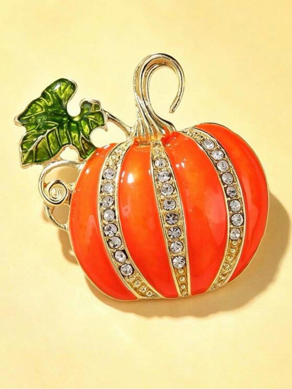 Pumpkin Brooch